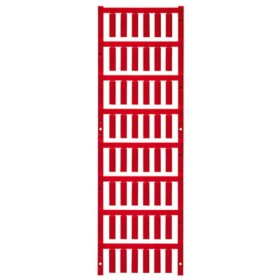 Weidmüller 1689450003 VT SF 4/21 NEUTRAL RT V0 značenie káblov Druh montáže: prichytenie sponami Potlačiteľná plocha: 5.7 x 21 mm červená Počet markerov: 288; 1689450003