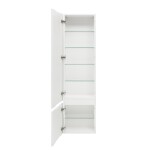Kúpeľňová skrinka vysoká Naturel Savona 40,2x157x21,7 cm biela lesk SAVONAV40BI SAVONAV40BI