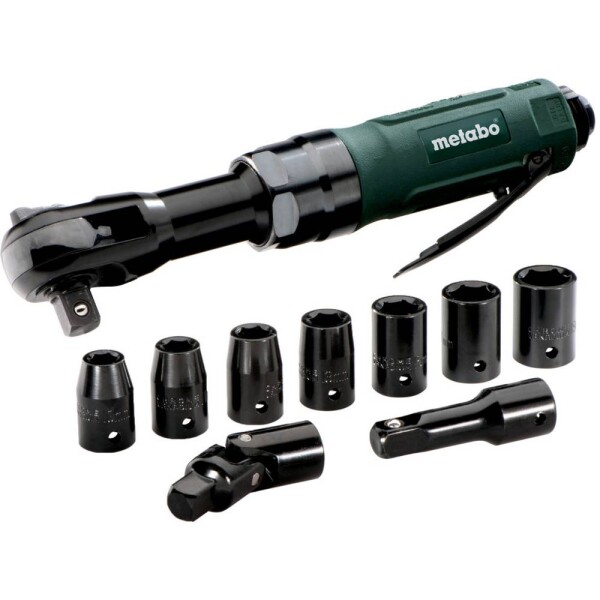 Metabo DRS 68 Set pnemumatická račňa - uťahovák vonkajší štvorhran 1/2 (12,5 mm), 1/4 (6,3 mm) 6.2 bar; 604119500