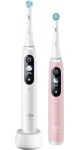 Oral-B iO 6 Duo biela/ružová / Elektrická zubná kefka / s puzdrom (iO 6 Duo White/Pink Sand)