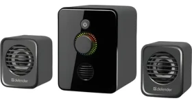 Reproduktory V12 2.1 čierne / Reproduktory / 2.1 / 11 W RMS / USB napájanie / LED podsvietenie (65212)