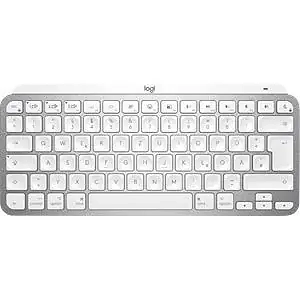 Logitech MX Keys Mini DE bielo-šedá / bezdrôtová klávesnica / DE layout / Bluetooth / LED podsvietenie (920-010519)