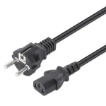 Manhattan čierna / Napájací kábel / CEE7/7 C13 / 3 m / 250 V (328616)
