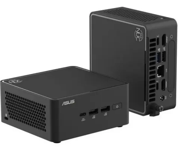 Asus NUC 15 Pro Kit RNUC15CRHU700002 / Mini PC / Intel Core Ultra 7 255H / 2× DDR5 SO-DIMM / M.2 SSD / Intel Arc (90AR00Q2-M000A0)