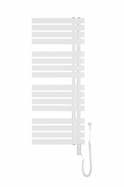 Instalprojekt - Kúpeľňový elektrický radiátor - sušiak POP STAR ELECTRO - Radiátory - Farebné prevedenie HL - Biela, Rozmer radiátora HL - 500 × 1295 mm, výkon 600 W RADPOPEL501235