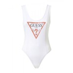 GUESS body Scoop Logo Bodysuit biele L Biela