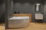 Rohová vaňa Laguna Syntia Plus 150x150 cm akrylát ľavá aj pravá SY1500PLUS SY1500PLUS