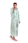 Šaty Athena s kapucňou 3116 fern 6251 - Vestis XXL Zelená