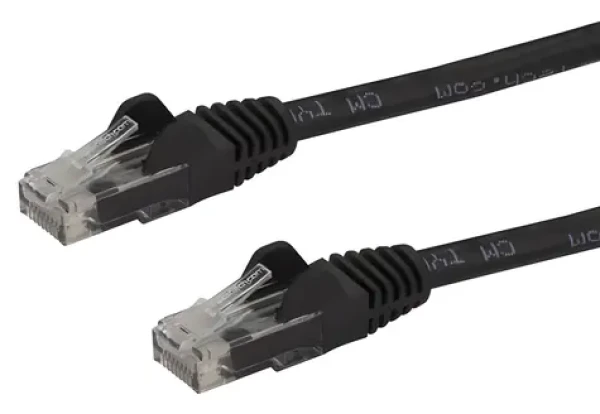 StarTech Snagless čierny / Patch kábel / UTP Cat6 / RJ-45 / 10 m / PoE (N6PATC10MBK)