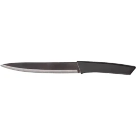 Lamart Slant Nôž plátkovací 20 cm strieborno-čierna / Nôž plátkovací / čepeľ 20 cm / celková dĺžka 33 cm (8590669379446)