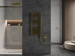 MEXEN/S - Mars radiátor + vykurovacia tyč 900 x 400 mm, 300 W, zlatá W110-0900-400-2300-50