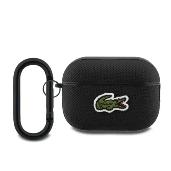 Lacoste Petit Pique Croc Logo Patch Puzdro pre AirPods Pro 2 Black (57983127251)