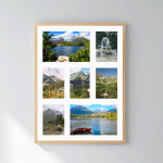 Personalizovaný magický fotob obraz v ráme – 30×40 – koláž fotografií