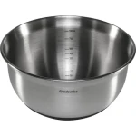 Brabantia Misa nerez oceľ/silikón strieborno-čierna 1 L / priemer 17.2 cm / výška 8.9 cm (363825)