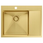 Quadron - Oceľový drez RUSSEL 116 Gold HB7911PVDBSG1