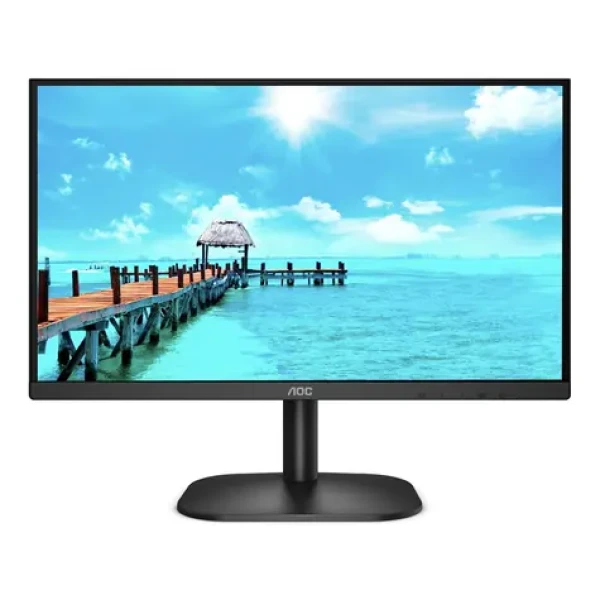 21.5 AOC 22B2QAM čierna / VA / 1920x1080 / 250cd / 16:9 / 3000:1 / 4ms / HDMI / VGA / DP / Audio vstup (22B2QAM)
