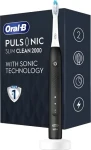Oral-B Pulsonic Slim Clean 2000 čierna / Sonická zubná kefka / 2 režimy čistenia / časovač (4210201396208)