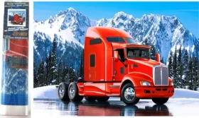 Norimpex Diamantové maľovanie Červený kamión Kenworth
