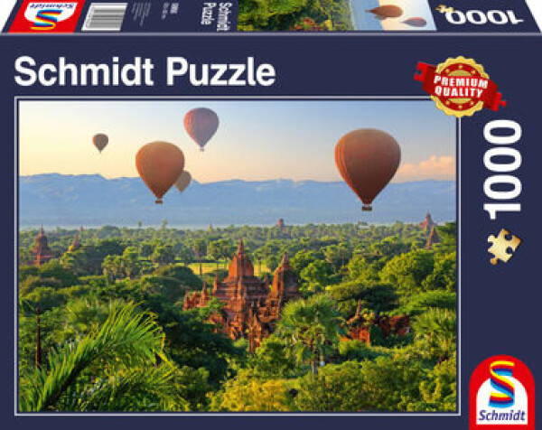 SCHMIDT Puzzle Teplovzdušné balóny nad Mandalay