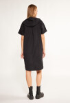 Monnari Dresses Cotton Dress With Hood Black