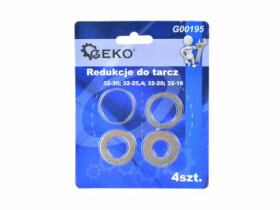 GEKO Redukčný krúžok na kotúče sada 4ks / 16-30 mm (G00195)