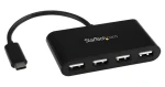 StarTech USB-C Hub 4 porty čierna / USB hub / USB 2.0 / 4X USB-A (ST4200MINIC)
