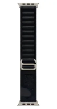 Apple Watch Alpine Loop 49mm čierna Natural Titanium / Športový pásik pre Apple Watch / M (MFTF4ZM/A)