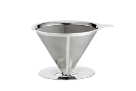 Weis Filter na kávu dvojvrstvový nerez / Filter na kávu / nerezová oceľ / priemer 12,5 cm (18958)