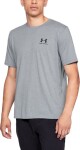 Under Armour Sportstyle LC SS pánske funkčné tričko 1326799-036 Steel light heather