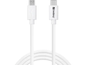 Sandberg USB-C na Micro-USB biela / Nabíjací kábel / 1 m (136-74)