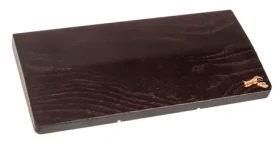 Glorious Drevená opierka zápästia k myši čierna / 20 x 10 cm / pogumované dno (GV-M-DARK)