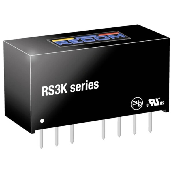 RECOM RS3K-243.3SZ/H3 DC / DC menič napätia, DPS 24 V 3.3 V 0.91 A 3 W Počet výstupov: 1 x; RS3K-243.3SZ/H3