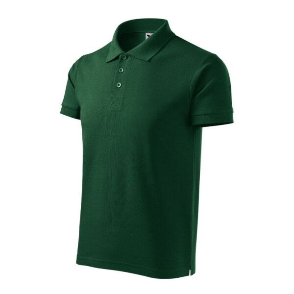 Tmavo zelené polo tričko Malfini Cotton Heavy MLI-215D3