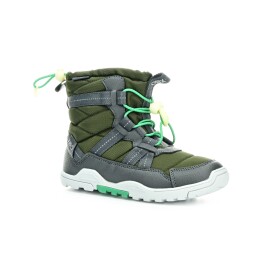 Xero Shoes Alpine Pull-On Army green detské barefoot snehule 34 EUR