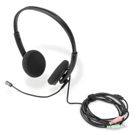 Digitus Office Headset čierna / Slúchadlá s mikrofónom / Cez hlavu / 3,5 mm jack / potlačenie hluku (DA-12202)