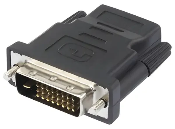 Logo čierna / Redukcia / DVI (24+1) samec - HDMI samica / Full HD 1080p (29366)