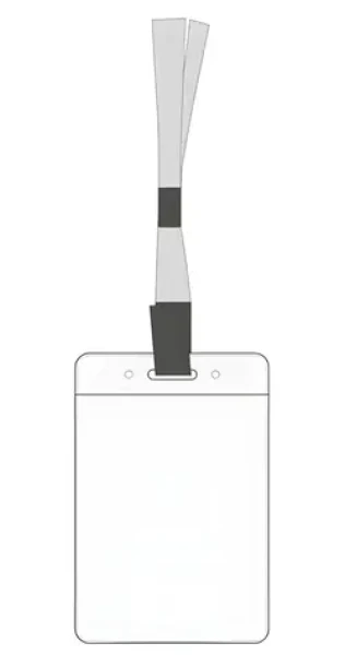 EuroSupplies Šnúrka LILY s klipsom tmavo modrá / Šnúrka na krk / klip / 900 mm / 10 mm