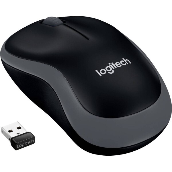 Logitech M185 Wi-Fi myš bezdrôtový optická sivá 3 tlačidlo 1000 dpi; 910-002235