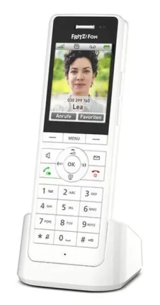 FRITZ!Fon X6 biela / DECT telefón / Handsfree / farebný displej 2,4" (20002987)