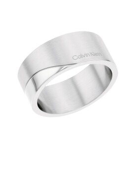 Calvin Klein Elegantný oceľový prsteň Minimal Circular 35000198 56 mm