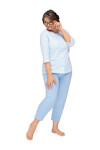 266 DÁMSKE PYŽAMO KASIA II Modrá XL