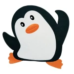 Spirella protišmykové prísavky v tvare tučniakov / PVC / 5 ks (7610583147257)