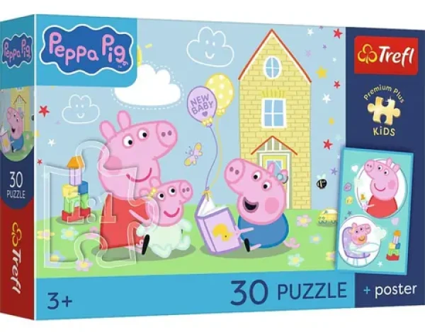 Trefl Puzzle Premium PLUS Kids Prasiatko Peppa