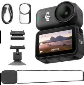DJI OSMO Nano Standard Combo čierna / Outdoorová kamera / 4K / microSDXC / Wi-Fi / príslušenstvo (CP.OS.00000461.01)