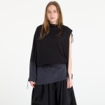 Tričko Y-3 Dip Dye Cinched Drape T-Shirt Black S
