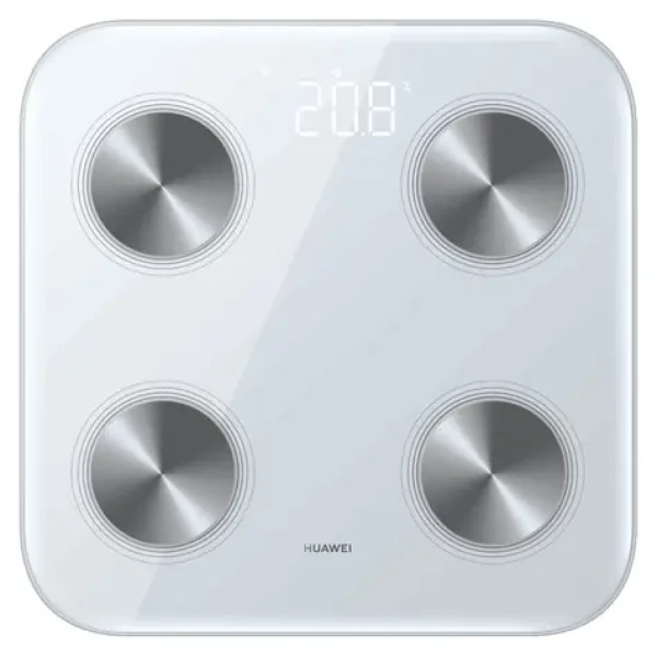Huawei Scale 3 biela / Múdra osobná váha / tvrdené sklo / Bluetooth 5.0 / Android iOS (55020ABM)