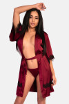 Dámsky župan LivCo Corsetti Fashion Housecoat Claret