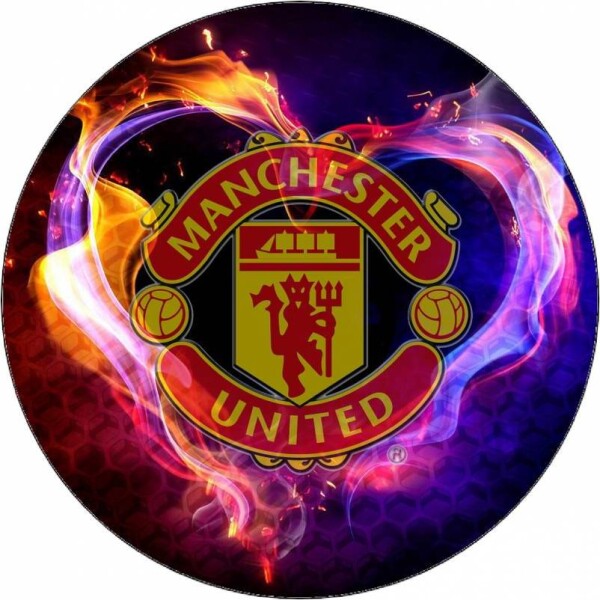 Jedlý papier logo Manchester United 19,5 cm - Pictu Hap - Pictu Hap