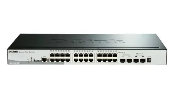 D-Link DGS-1510-28P / PoE switch / 24x Gb RJ-45 / 2x SFP / 2x SFP+ / L3 Managed (DGS-1510-28P/E)