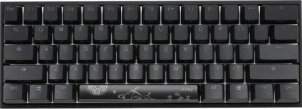 Ducky Mecha Mini Gaming Tastatur, MX-Speed-Silver, RGB-LED - schwarz